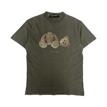 Palm Angels Teddy Bear Logo Tee Green