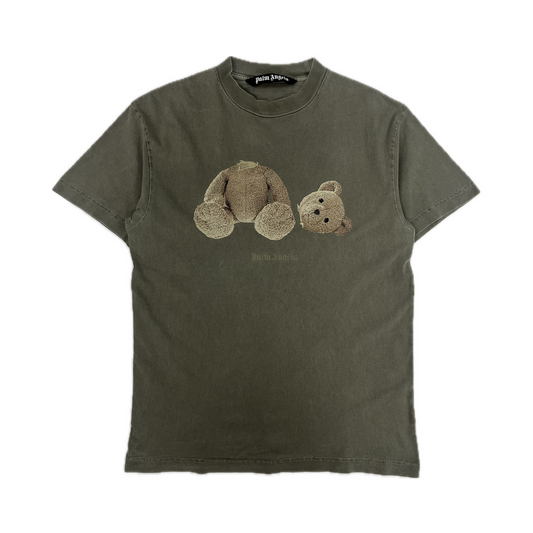 Palm Angels Teddy Bear Logo Tee Green