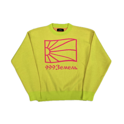 PACCBET Logo Crew Knit Yellow