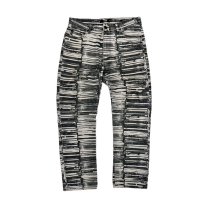 Jaded London Denim Jeans Black/White
