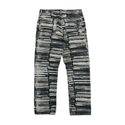 Jaded London Denim Jeans Black/White