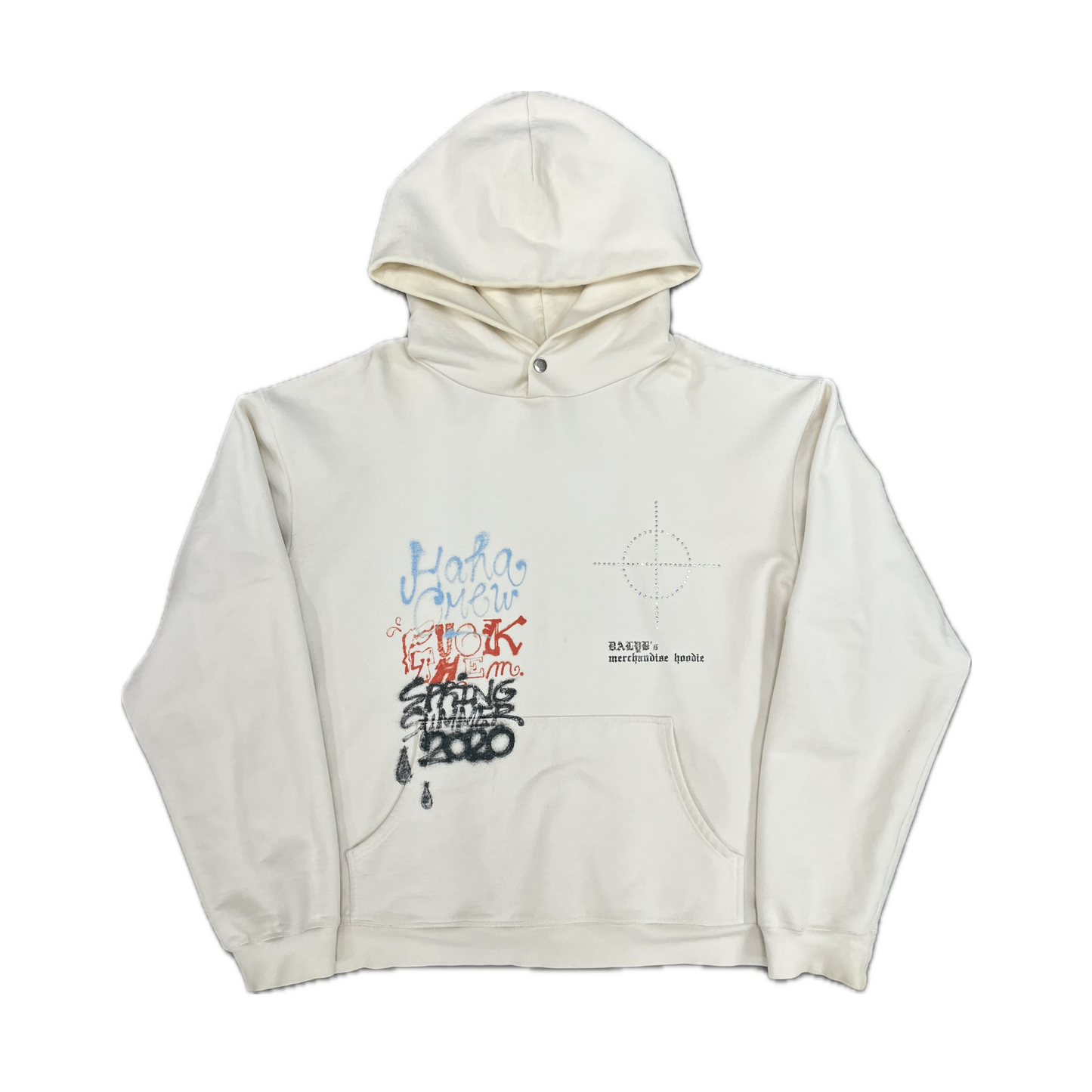 Dalybhahacrew Teen(r)age Hoodie White