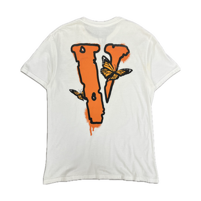 Vlone x Juice Wrld Butterfly Tee White