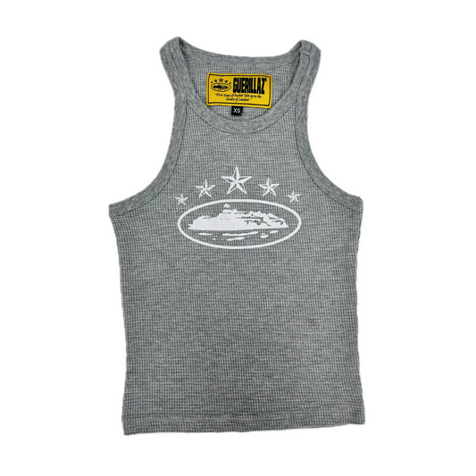 Corteiz Women's 5 Starz Alcatraz Tank Top Grey