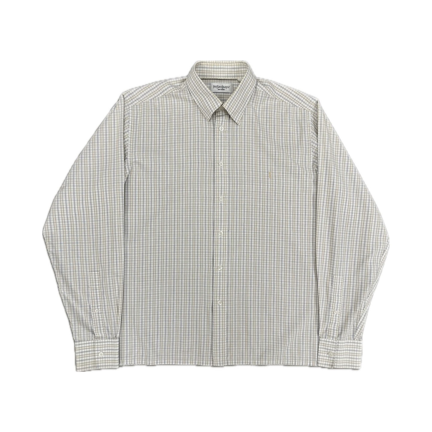 Yves Saint Laurent Mini Logo Shirt White