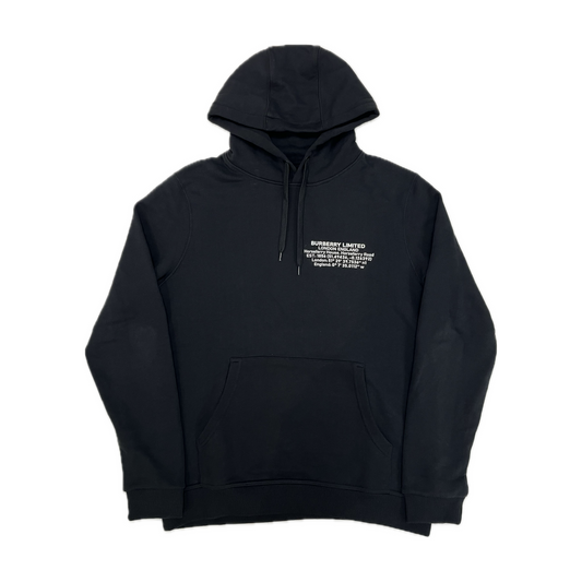 Burberry Logo Hoodie Black