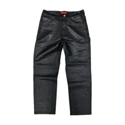 Supreme Faux Croc Painter Pants Black