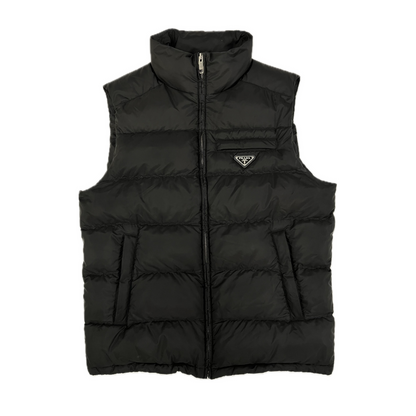 Prada Padded Re-Nylon Vest Black