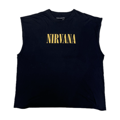 Nirvana Tank Top Black/Yellow