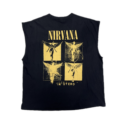 Nirvana Tank Top Black/Yellow