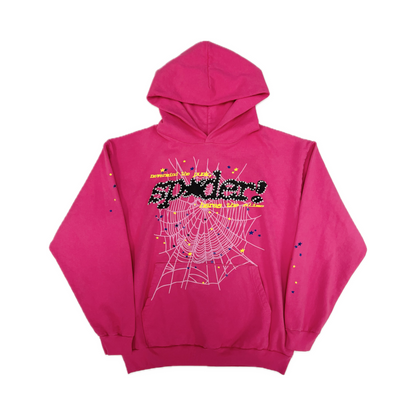Sp5der P*NK V2 Hoodie Pink
