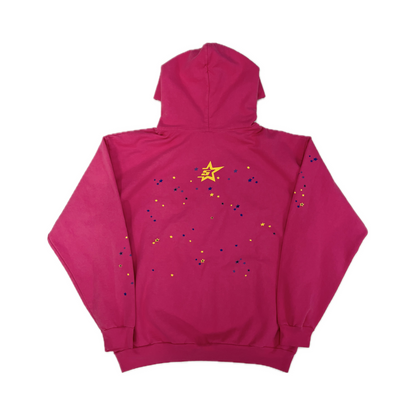 Sp5der P*NK V2 Hoodie Pink