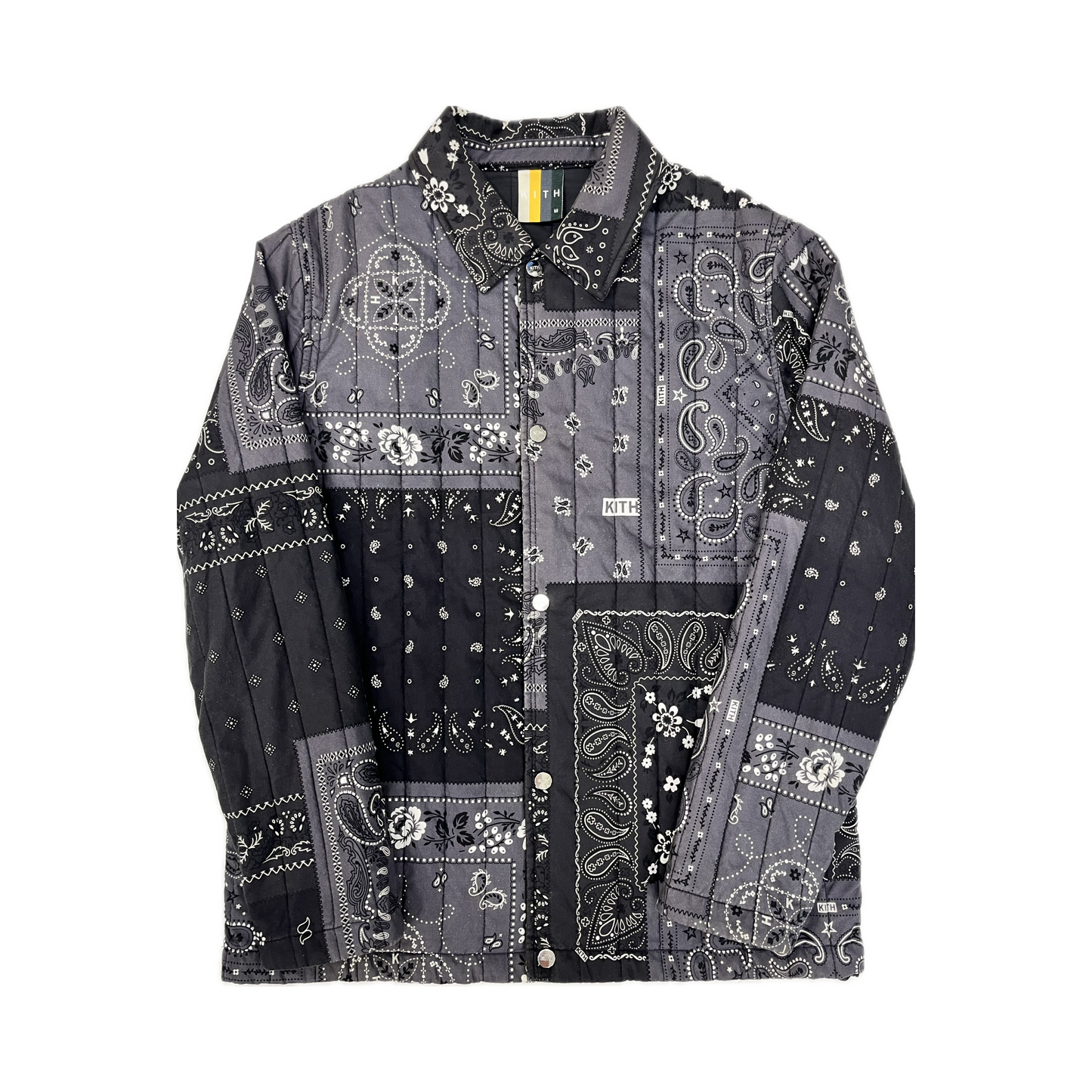 Kith Puffer Coach Jacket Paisley