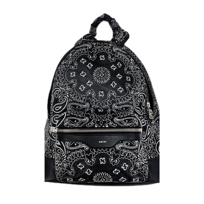 Amiri Bandana Paisley Backpack Black