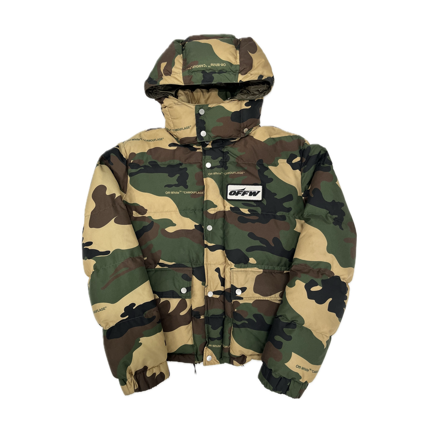 Off-White Camo Puffer Jacket