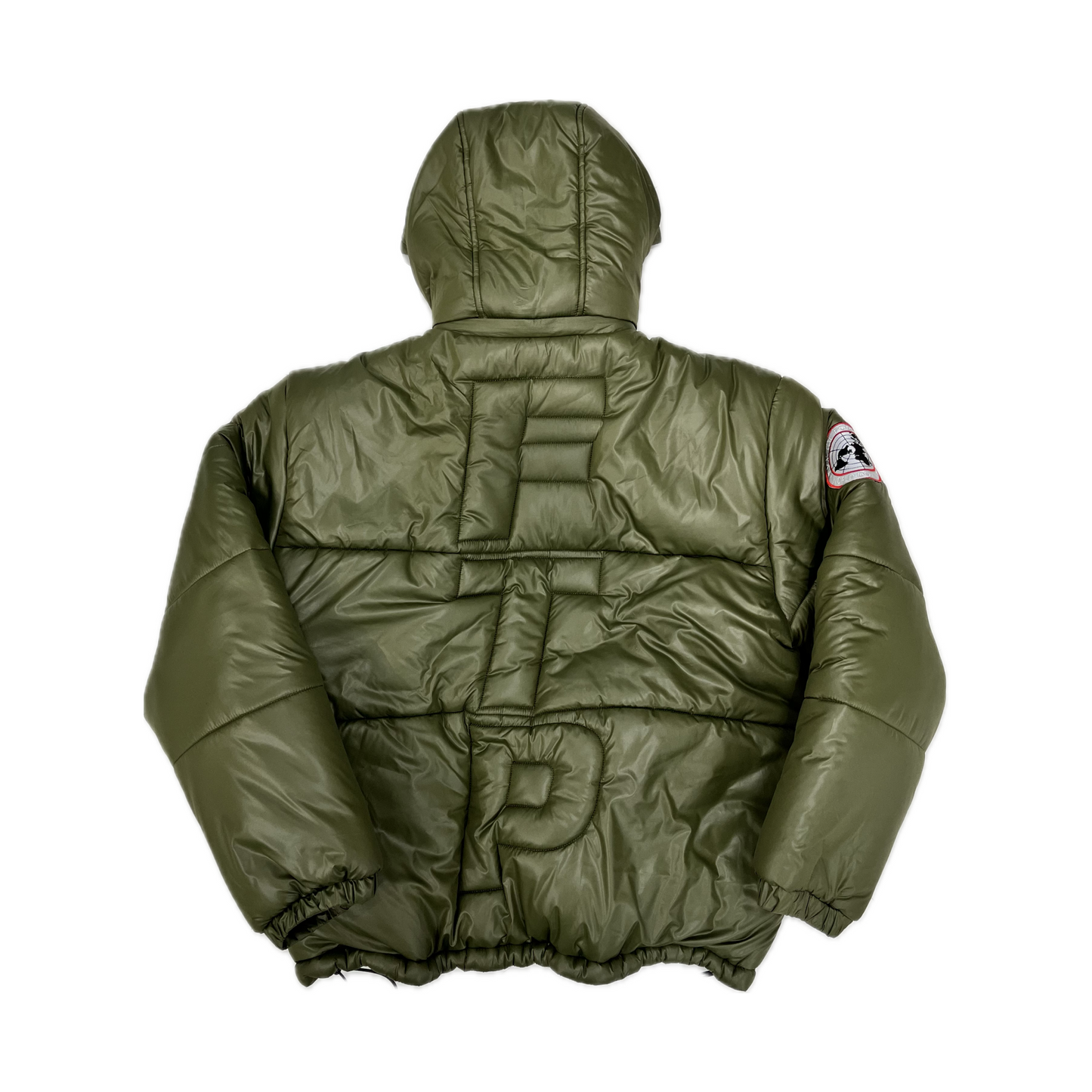 FTP World Domination Puffer Jacket Olive – Cruizer Vintage