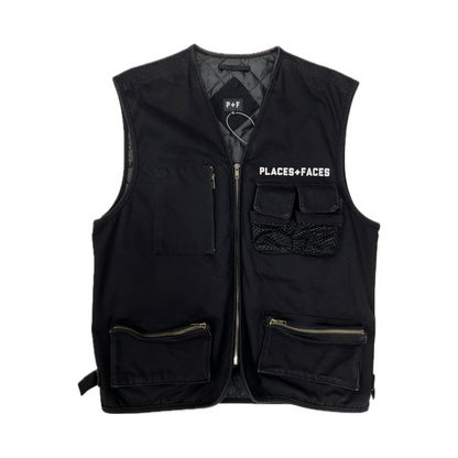 Places+Faces Vest Black