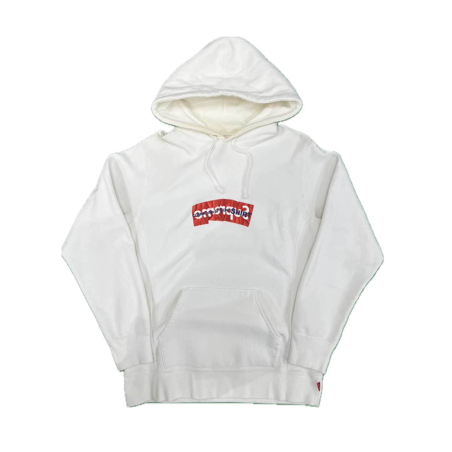 Supreme x COMME DES GARÇONS Box Logo Hoodie White