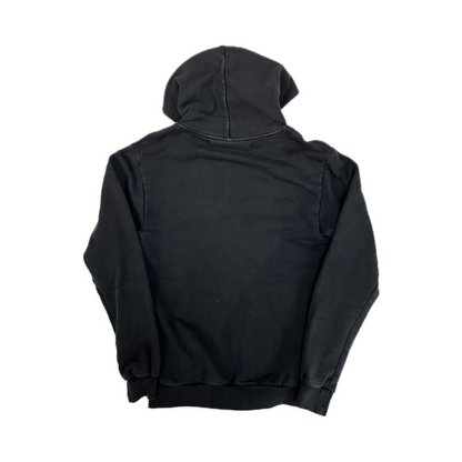 Off White Zip Hoodie Black