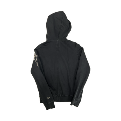 Rick Owens x Champion Zip Hoodie Black