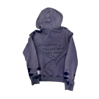 Lanvin x Gallery Dept. Logo Paint Hoodie Navy