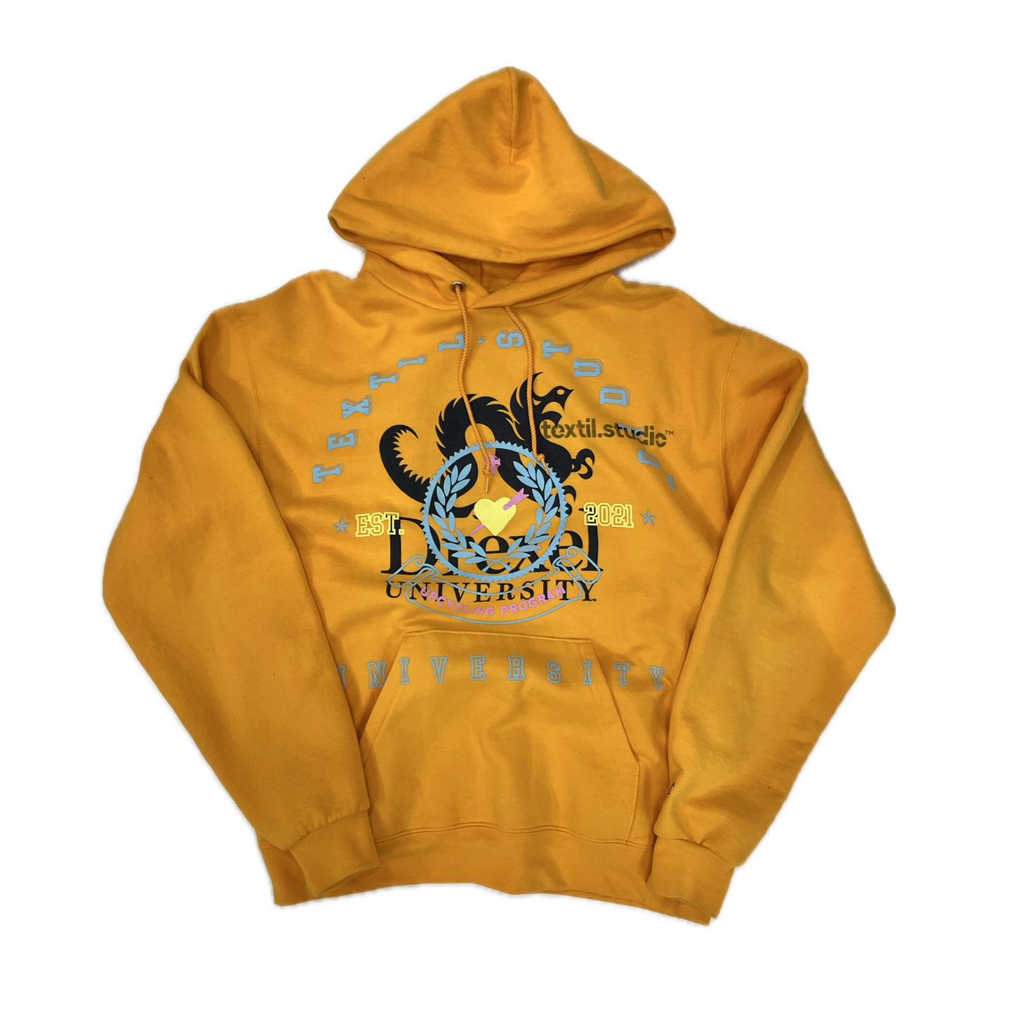 Textil Studio. 1/1 Hoodie Yellow