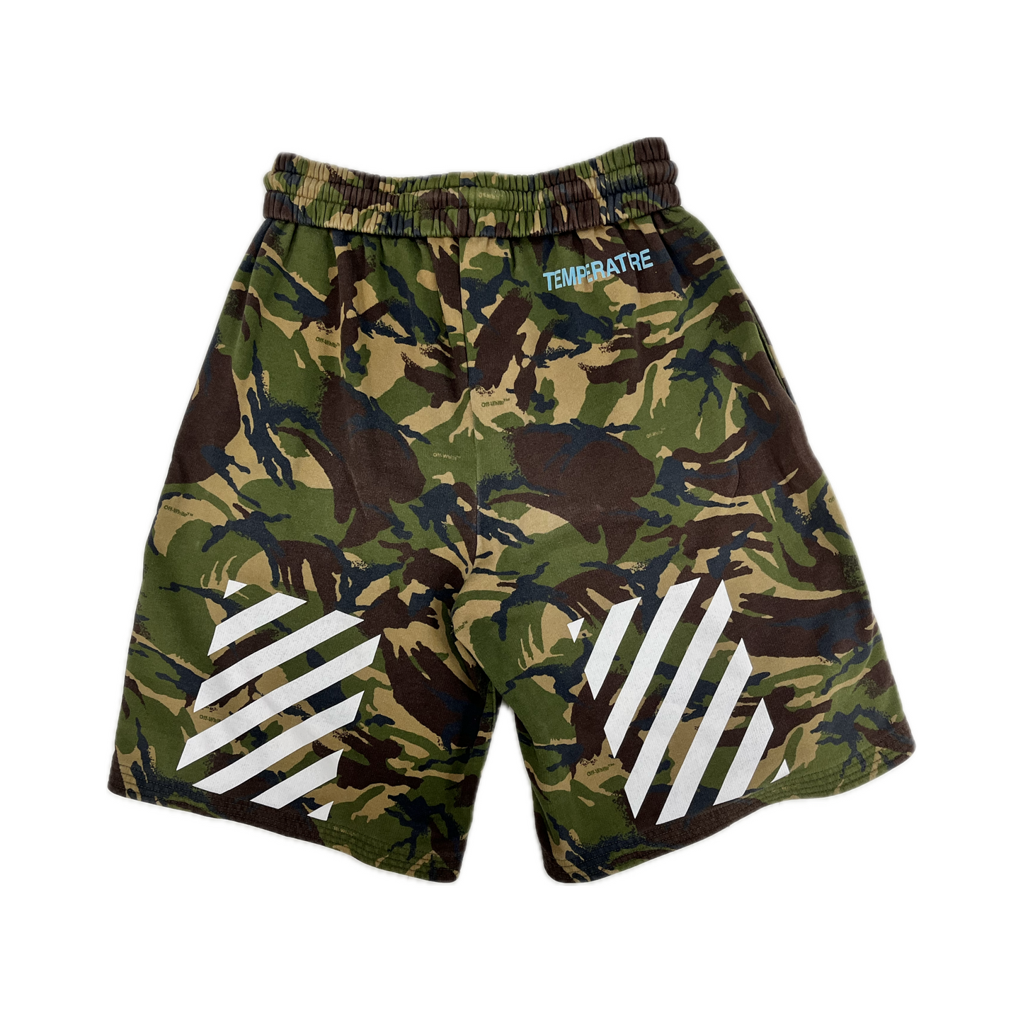 Off White Camo Shorts