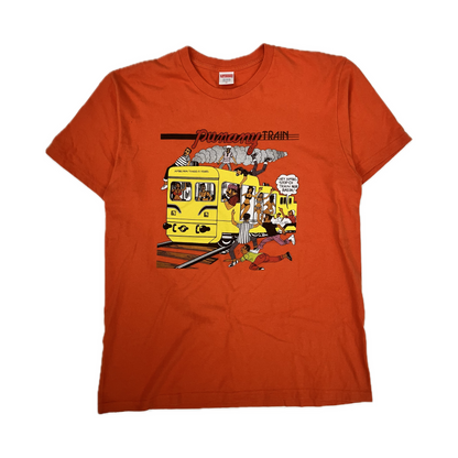 Supreme Wilfred Limonius Punany Train Tee Orange Cruizer Vintage
