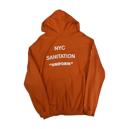 Heron Preston NYC Sanitation Orange Hoodie