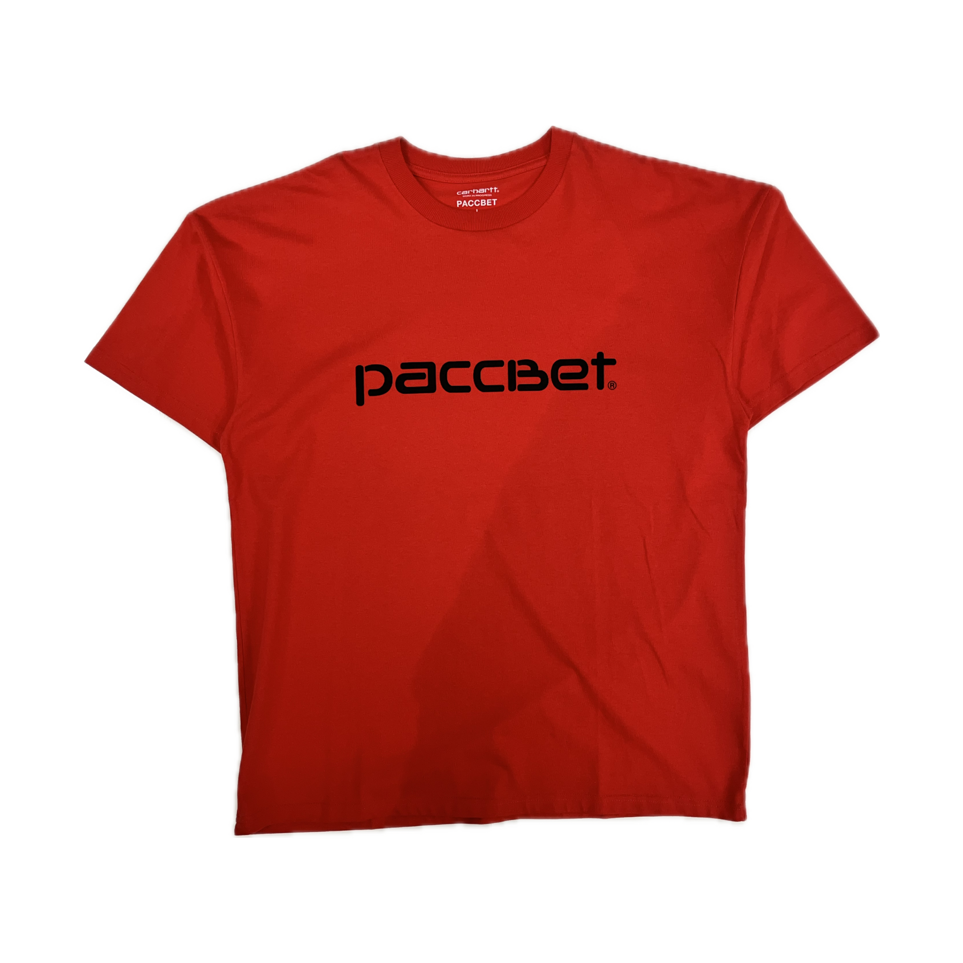 Carhartt WIP Paccbet Logo Tee Red Cruizer Vintage