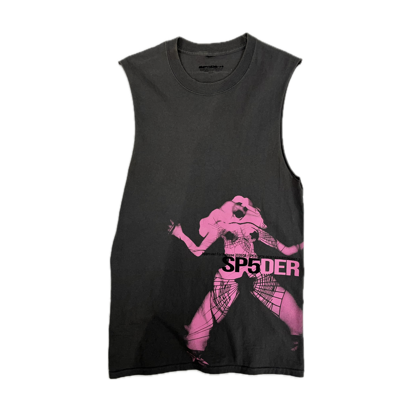 Sp5der Worldwide Tank Top Grey