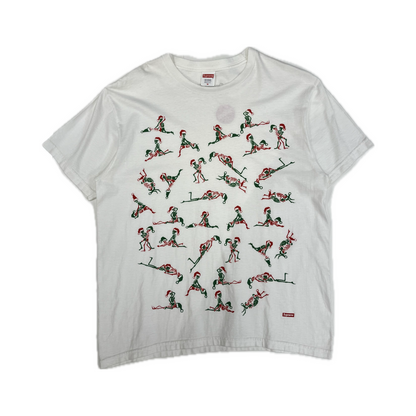 Supreme Christmas Tee “Sex Position” Tee White