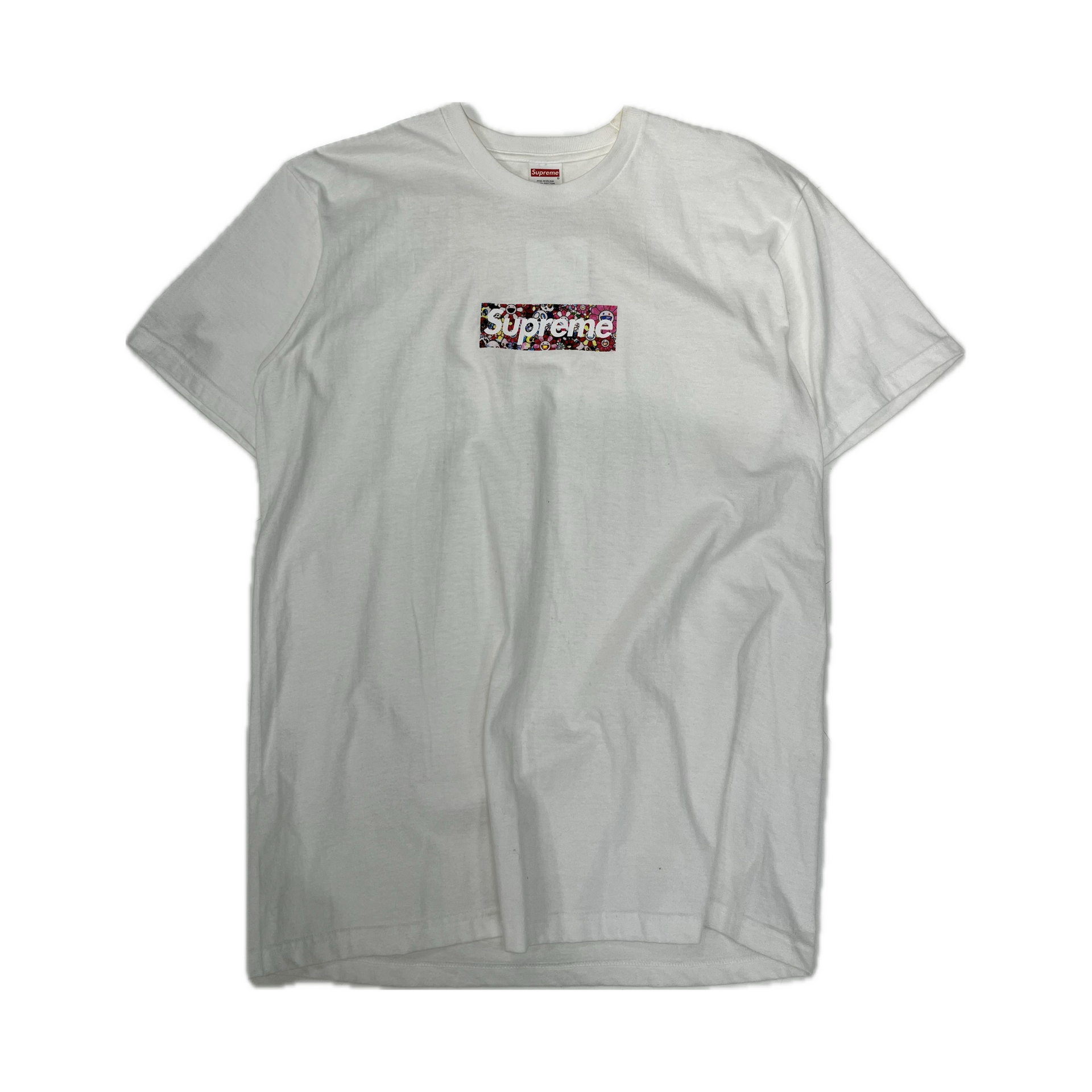 Supreme x Murakami Covid-19 Box Logo Tee White – Cruizer Vintage Supreme x Murakami Covid-19 Box Logo Tee White – Cruizer Vintage
