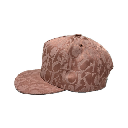 Supreme Fuck Jacquard 5-Panel Pink (FW17)