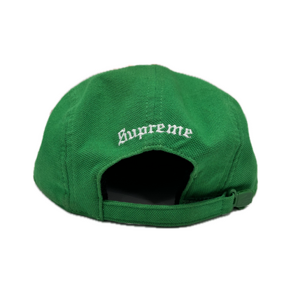 Supreme x Lacoste Pique Knit Camp Cap Green