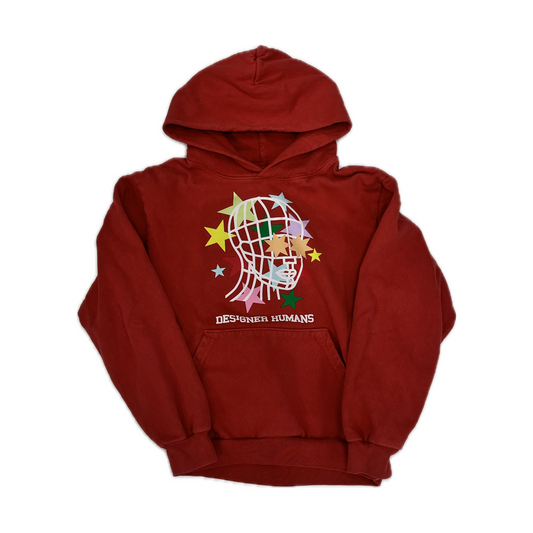 Lil Jupiterr Designer Humans Hoodie Red