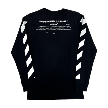 Off White Long Sleeve Black