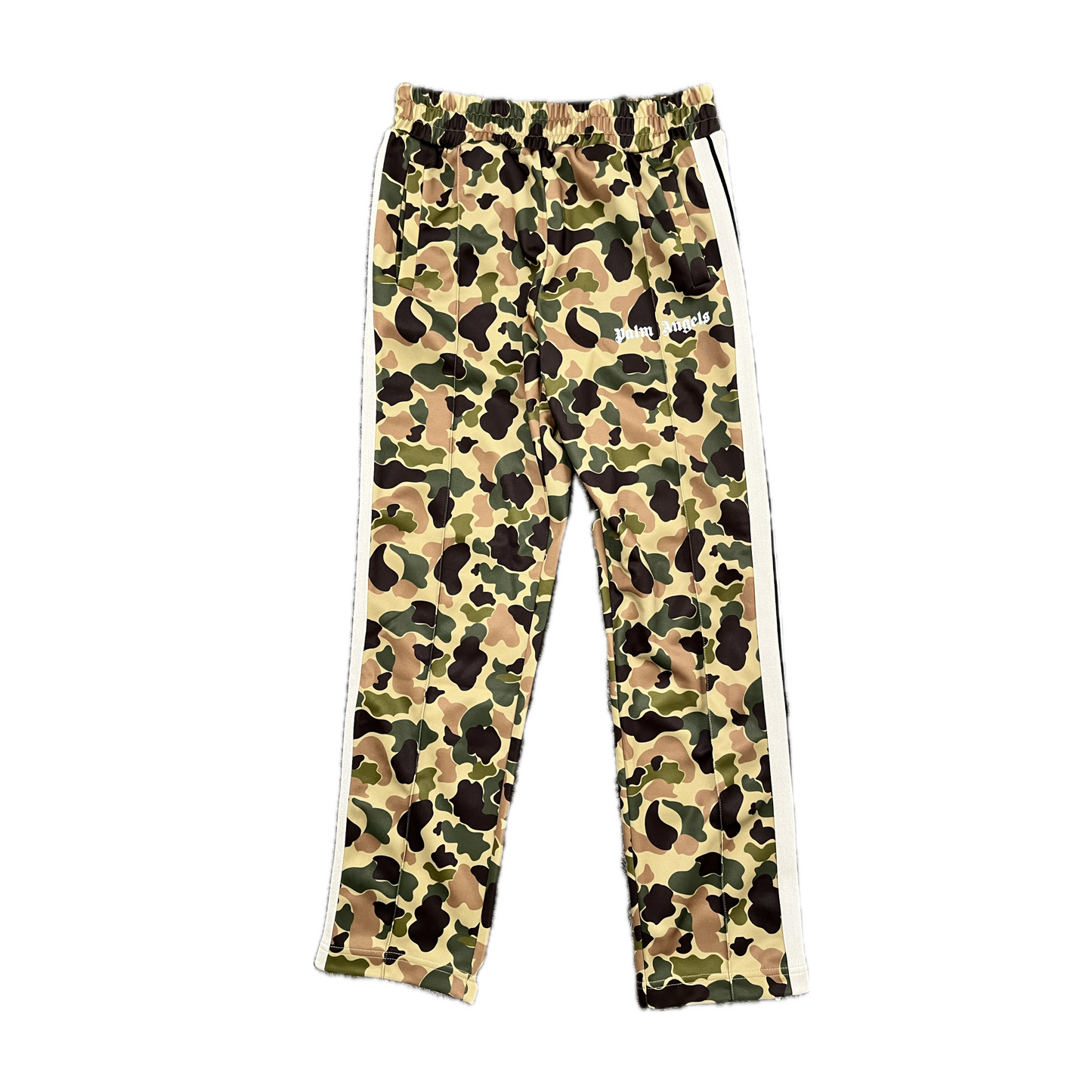 Palm Angels Track Pants Camo Green