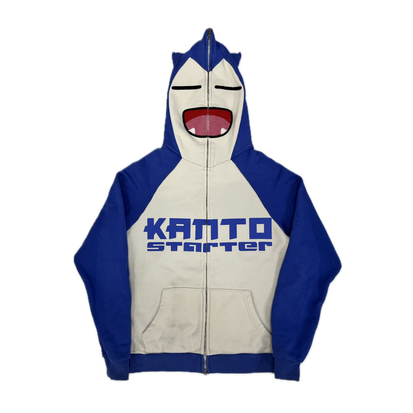 Kanto Starter Snorlax Earthquake Hoodie Blue