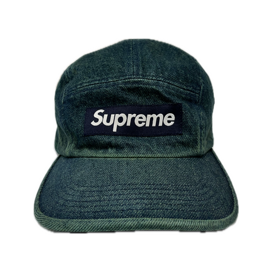 Supreme Denim Camp Cap Overdyed Green (SS23)