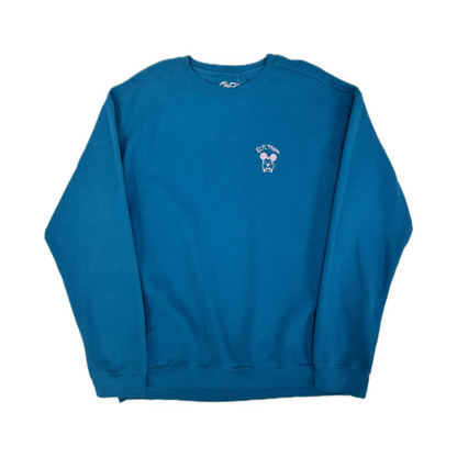 F*ck Them Crewneck Blue