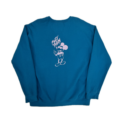 F*ck Them Crewneck Blue